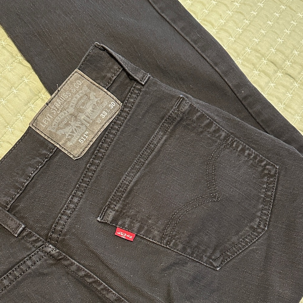 Levi's 511 Charcoal Denim Pants